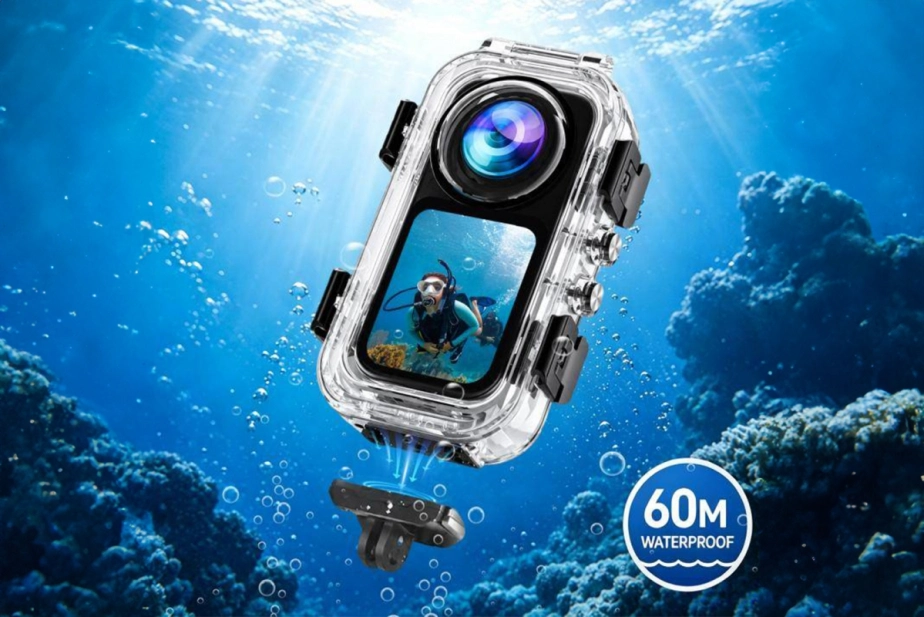 Insta360 - 60 m magnetické rýchloupínacie vodotesné potápačské puzdro pre Insta360 X6