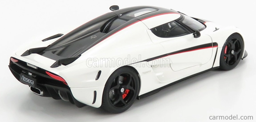 Autoart Koenigsegg Regera 2016 1:18 Biela čierna Carbon Red