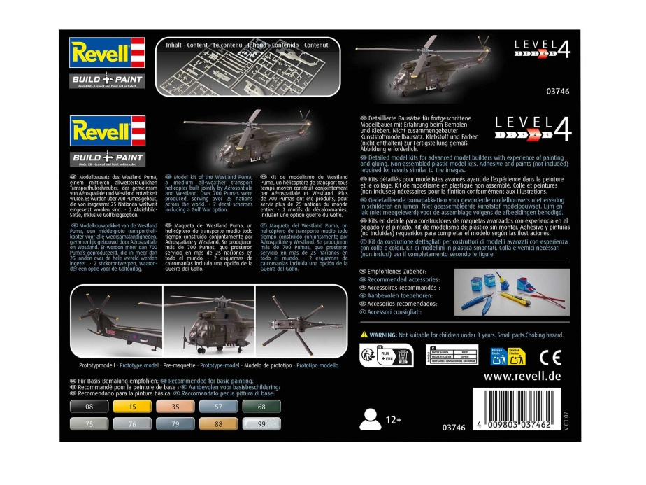 Plastic ModelKit vrtuľník 03746 – Westland Puma HC.1 (1:144)