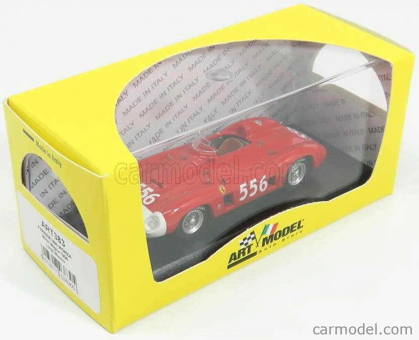 Art-model Ferrari 860 Monza Spider Ch.0602 N 556 Mille Miglia 1956 L.musso 1:43 Červená biela
