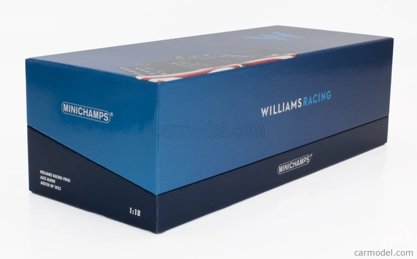 Minichamps Williams F1 Fw45 Team Williams Racing Gulf N 23 Austin Usa Gp 2023 Alexander Albon 1:18 Modrá čierna