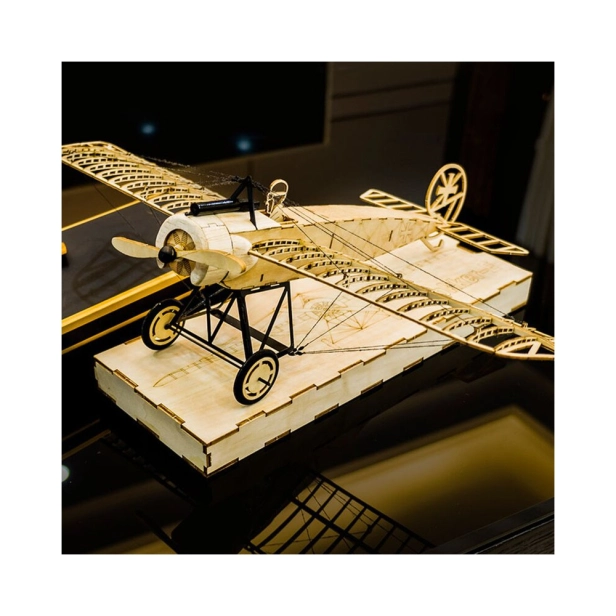 3D puzzle Fokker EIII 1:23 laser cut stavebnica 410 mm