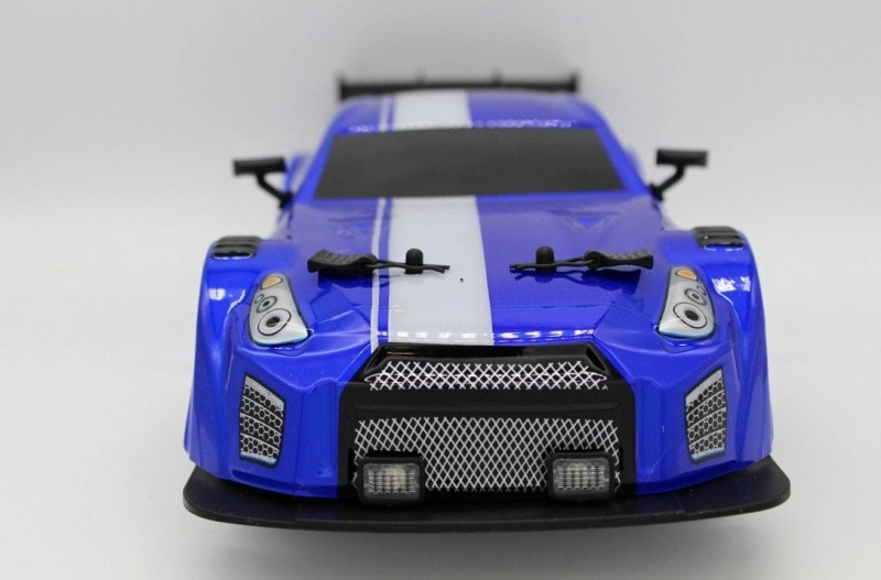 RC auto Drift Car s dymom a LED, modrá