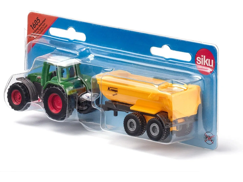 SIKU Blister - Traktor Fendt s prívesom Krampe