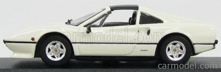 Najlepší model Ferrari 308 Gts Black Roof 1978 1:43 White