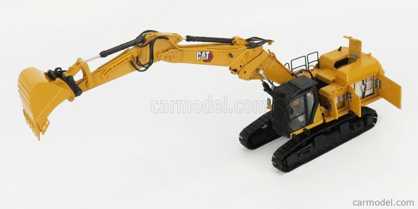 Dm-models Caterpillar Cat352 Escavatore Cingolato - Ultra High Demolition Hydraulic Excavator 1:50 Yellow Black