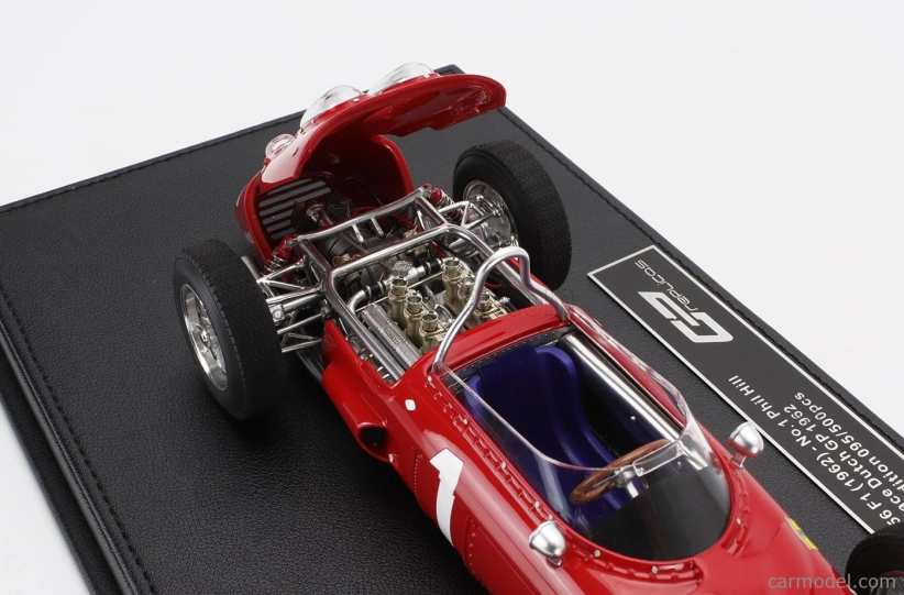 Gp-replicas Ferrari F1 156 N 1 3rd Dutch Zandvoort Gp 1962 Phil Hill 1:18 Red