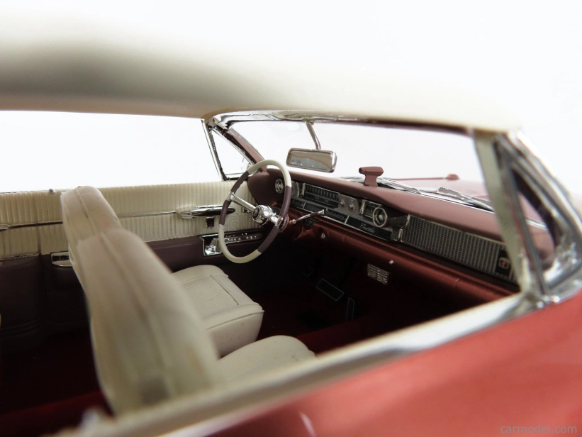Mitica Cadillac Eldorado Biarritz Cabrio Closed 1962 1:18 Pink Met