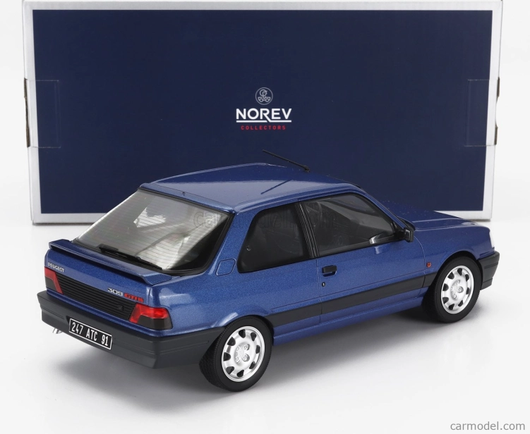 Norev Peugeot 309 Gti 16v 1991 1:18 Miami Blue