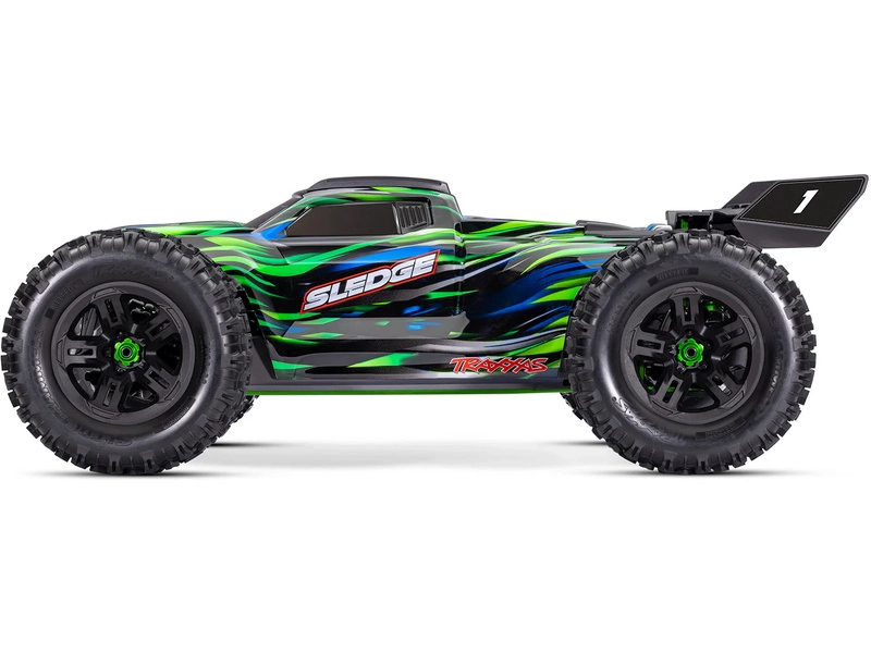 RC auto Traxxas Sledge s pásovými pneumatikami 1:8 RTR, modré