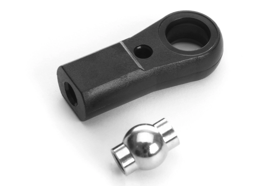 MAXI kĺbok M3 s guľovým kĺbom 6,0mm a vŕtaním 3,0mm, 10 ks