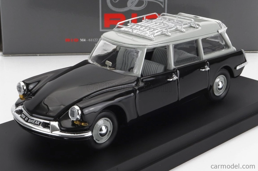 Rio-models Citroen Id19 Break Sw Station Wagon 1958 1:43 čierno-sivý