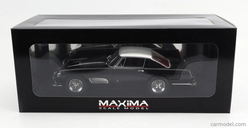 Maxima Ferrari 410 Superamerica Iii Series Pininfarina Coupe 1958 1:18 Černá Stříbrná
