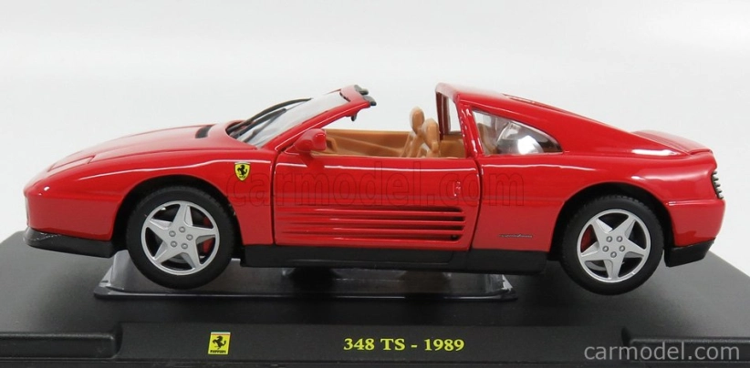 Edicola Ferrari 348ts Spider 1989 - Con Vetrina - With Showcase 1:24 Red