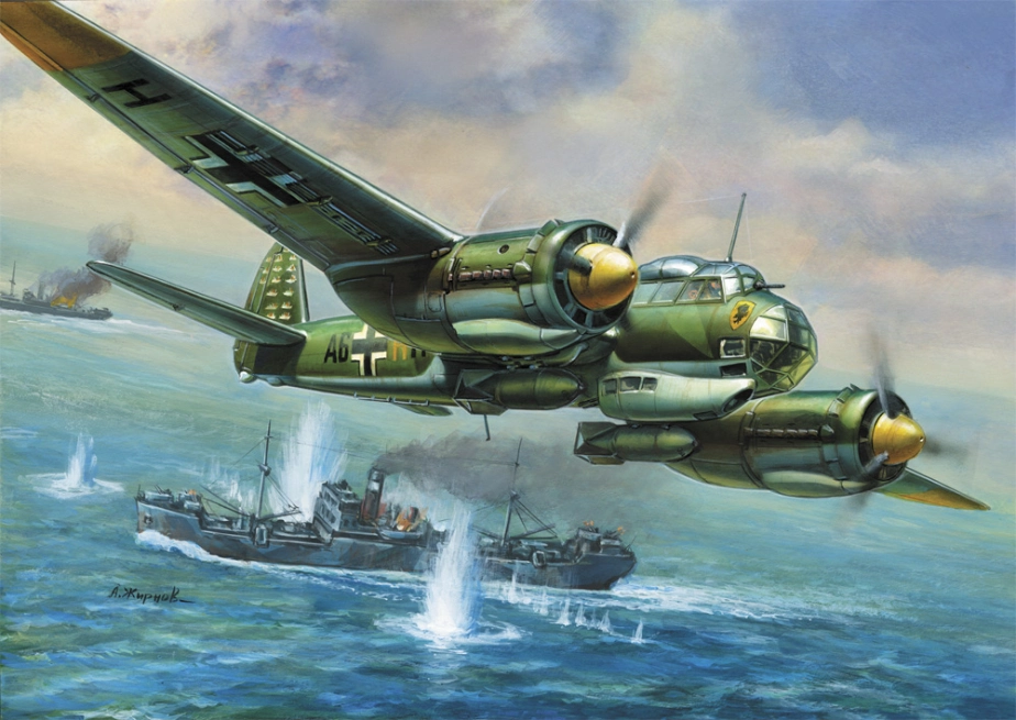 Zvezda Snap Kit – Junkers Ju-88A4 (1:200)
