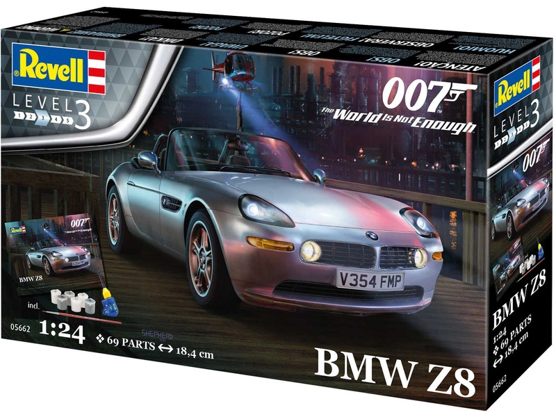 Revell BMW Z8 – Jeden svet nestačí (1:24) (darčeková súprava)