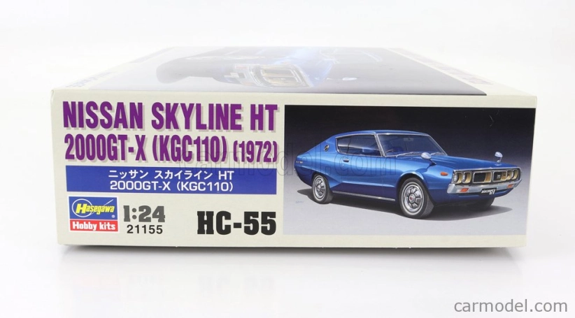 Hasegawa Nissan Skyline Ht 2000gt-x (kpgc110) 1972 1:24 /
