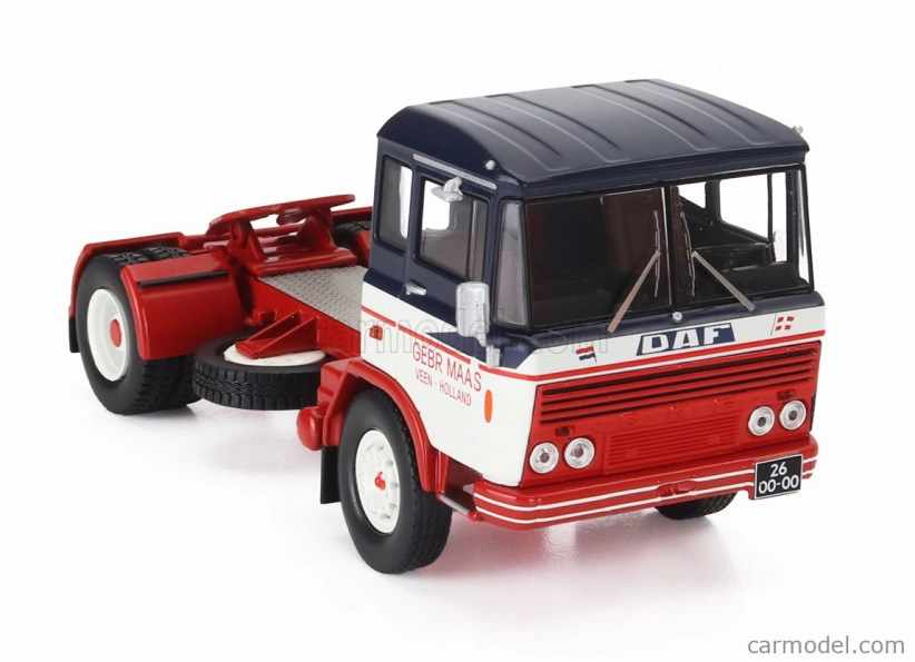 Ixo-models DAF 2600 ťahač 2-assi 1970 1:43 bielo-červená
