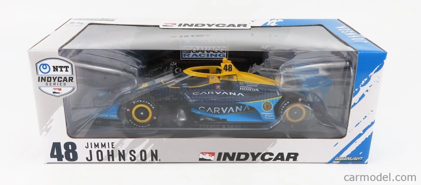 Greenlight Honda Team Chip Ganassi Racing N 48 Indianapolis Indy 500 Indycar Series 2021 Jimmie Johnson 1:18 Modrá Černá Žlutá