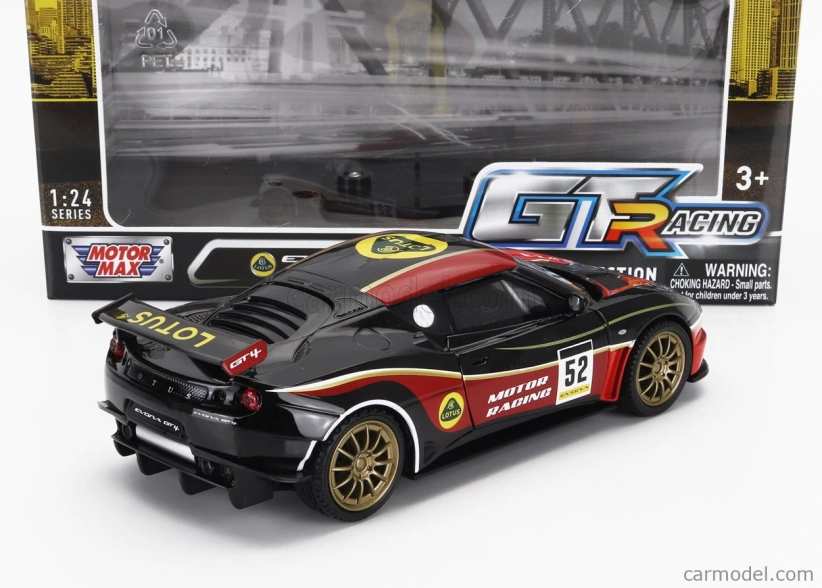 Motor-max Lotus Evora N 52 Racing 2009 1:24 Bílá Černá