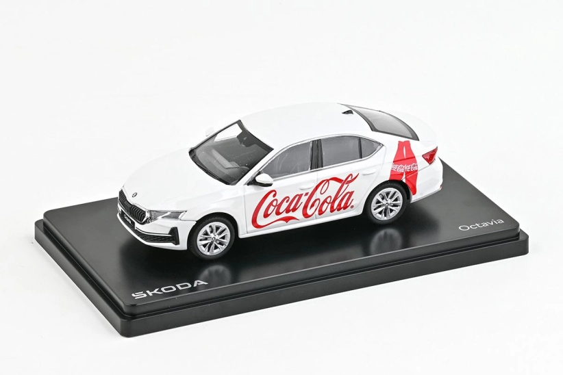 Abrex Škoda Octavia IV FL (2024) 1:43 - Coca-Cola