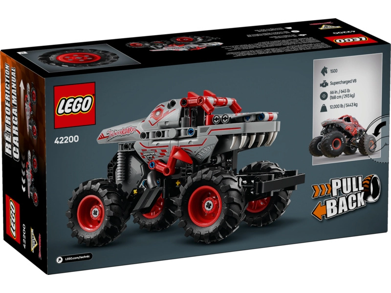 LEGO Technic – Monster Jam™ ThunderROARus™ s naťahovacím motorom