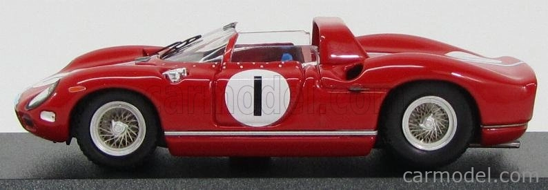 Art-model Ferrari 330p N 1 Spa 1965 M.parkes 1:43 Červená