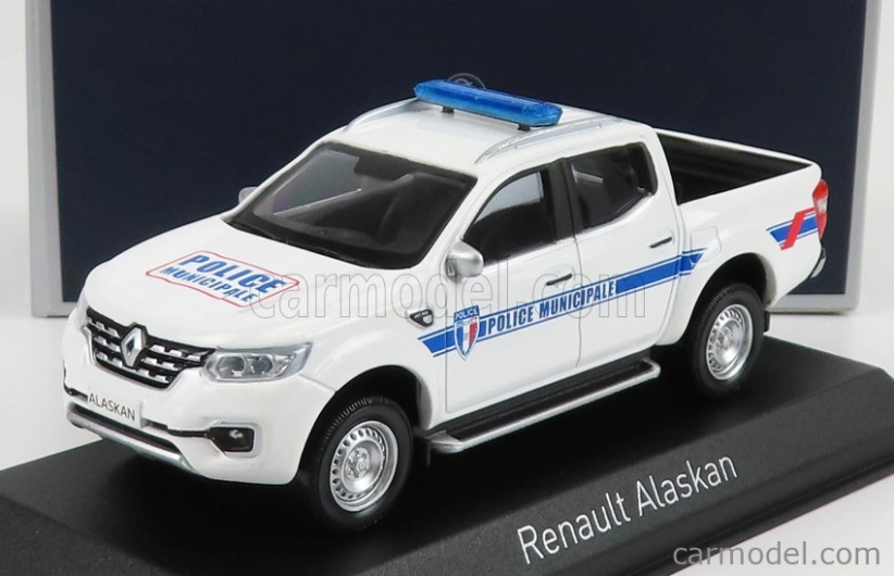 Norev Renault Alaskan Pick-up Police Municipale 2018 1:43 Biela