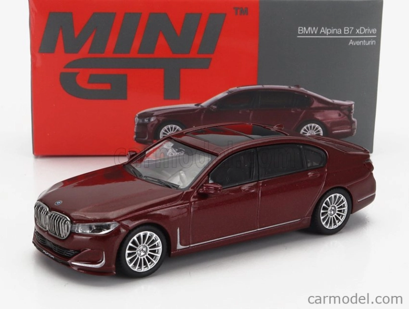 Mini-gt BMW 7-series Alpina B7 Xdrive Lhd 2023 1:64 Red
