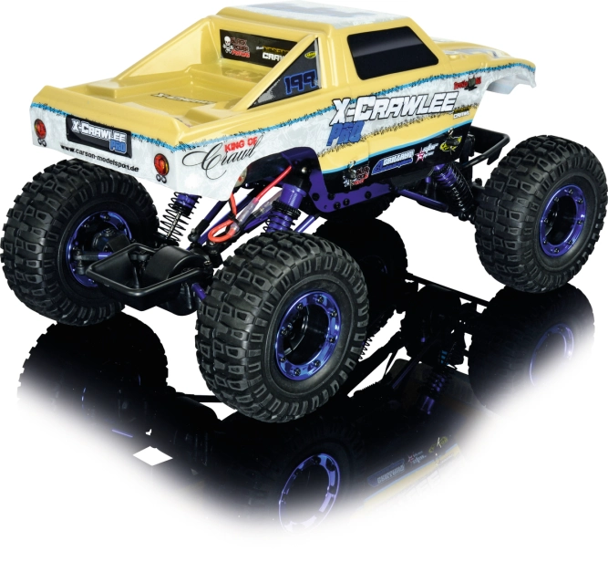 RC auto X-Crawlee PRO 1:10, žltá