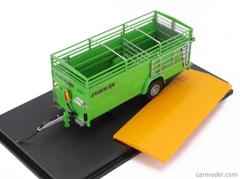 Universal hobbies Joskin Betimax Rds6000 Trailer Livestock Transporter - Carrello Trasporto Animali 1:32 Silver Yellow