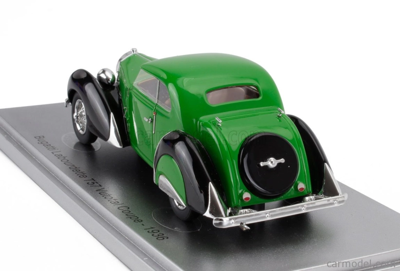 Kess-model Bugatti T57 Labourdette Vutotal Coupe 1936 1:43 zelená čierna