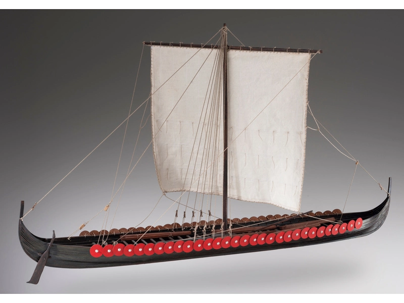 Dušek vikingská predĺžená loď 1:72 kit