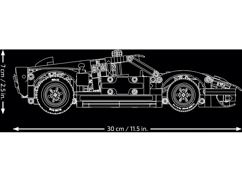 LEGO Technic - Závodné auto 1966 Ford GT40 MKII