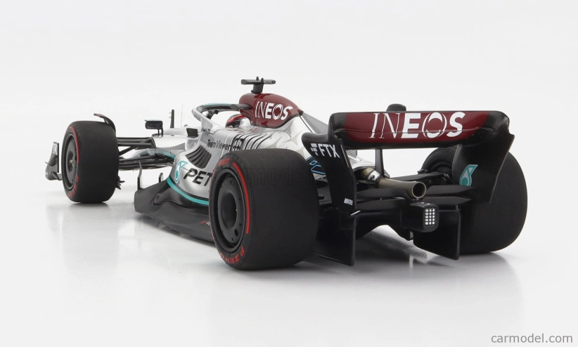Minichamps Mercedes gp F1 W13e Mercedes-amg Petronas F1 N 63 1:18, stříbrná