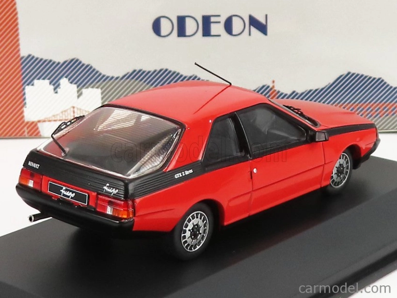 Odeon Renault Fuego Gtx 1985 1:43 Red