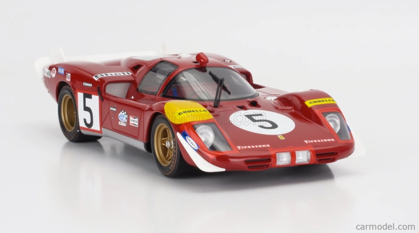 Werk83 Ferrari 512s 5.0l V12 Team Sefac Spa Ferrari N 5 24h Le Mans 1970 Jacky Ickx - Peter Schetty 1:18 Red