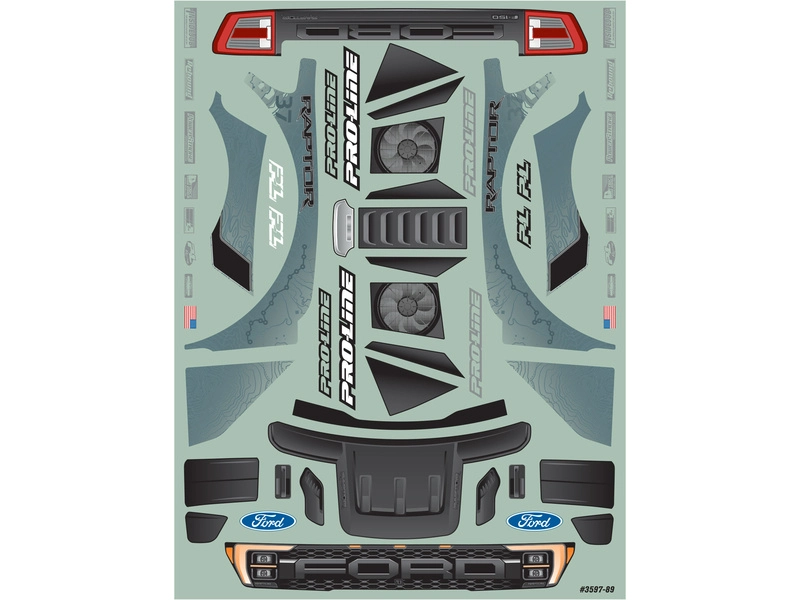 Pro-Line karosérie 1:10 Ford F-150 Raptor 2022 (Arrma Vorteks)