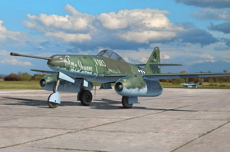 Plastic ModelKit letadlo 03749 - Messerschmitt Me262A-1a/U4 (1:32)