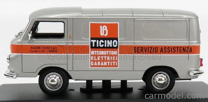 Edicola Lancia Jolly Van Bticino 1963 1:43 strieborná oranžová