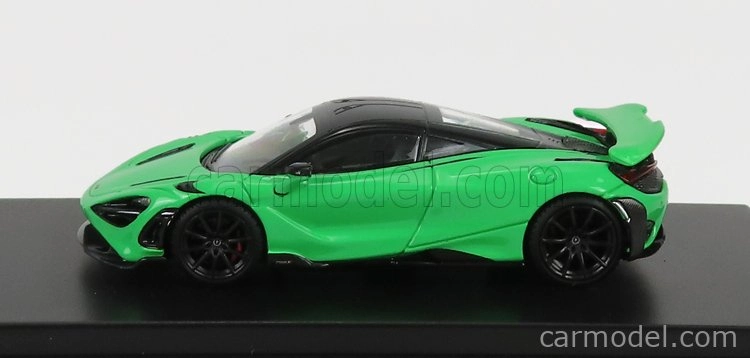 LCD model Mclaren 765lt 2020 1:64 zelený