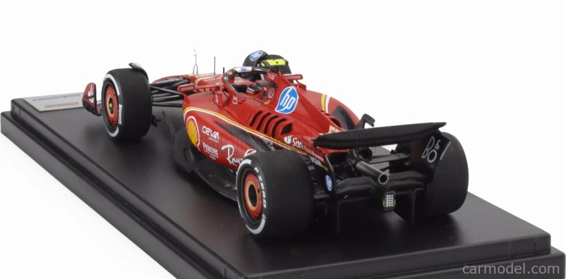 Looksmart Ferrari F1 Sf-24 Team Scuderia Ferrari N 55 3rd Monaco Gp 2024 Carlos Sainz 1:43 Červená Bílá Žlutá