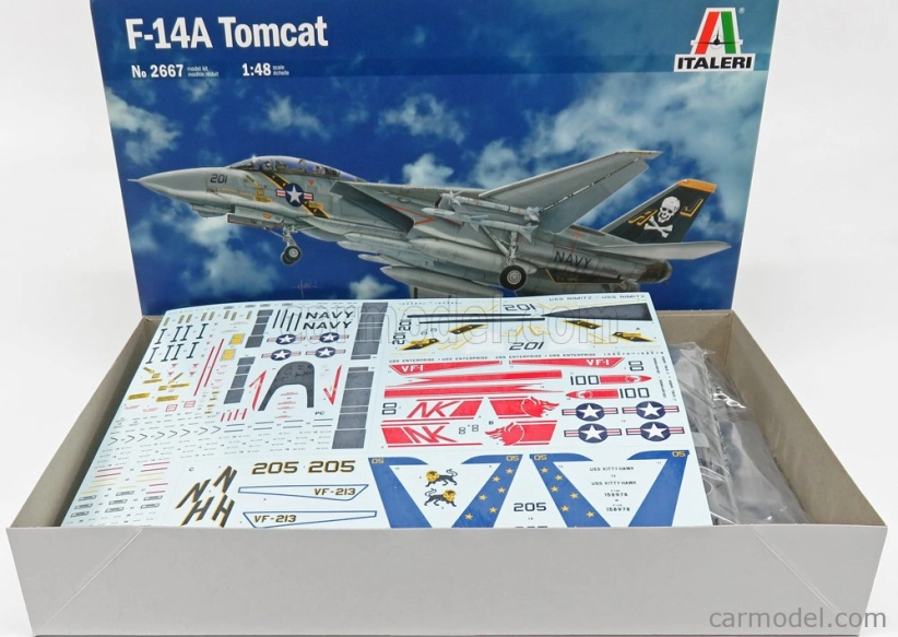 Italeri Grumman F-14a Tomcat U.s.a. 1974 1:48 /