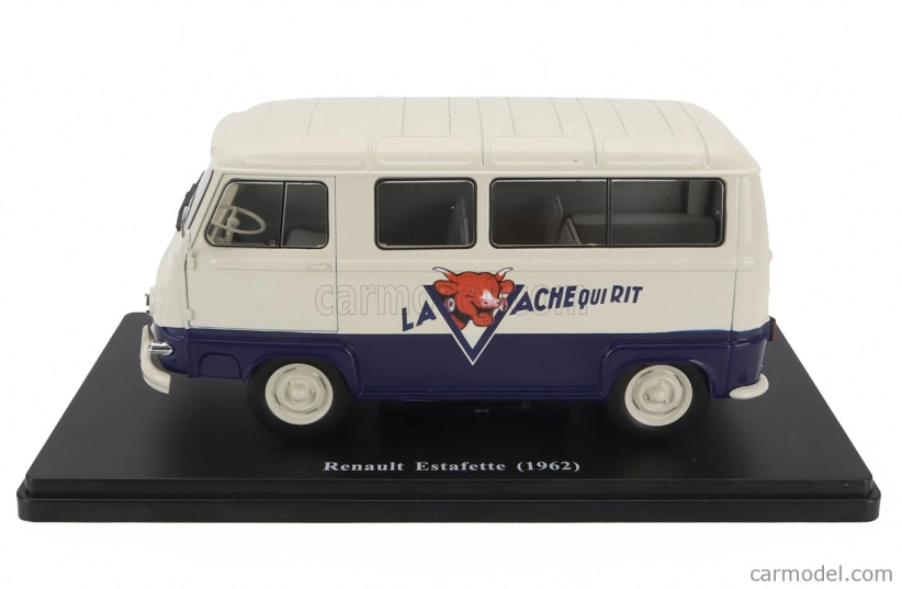 Edicola Renault Estafette Minibus La Vache Qui Rit 1962 - bez kartónovej krabice - Senza Scatola 1:24 krémovo modrá