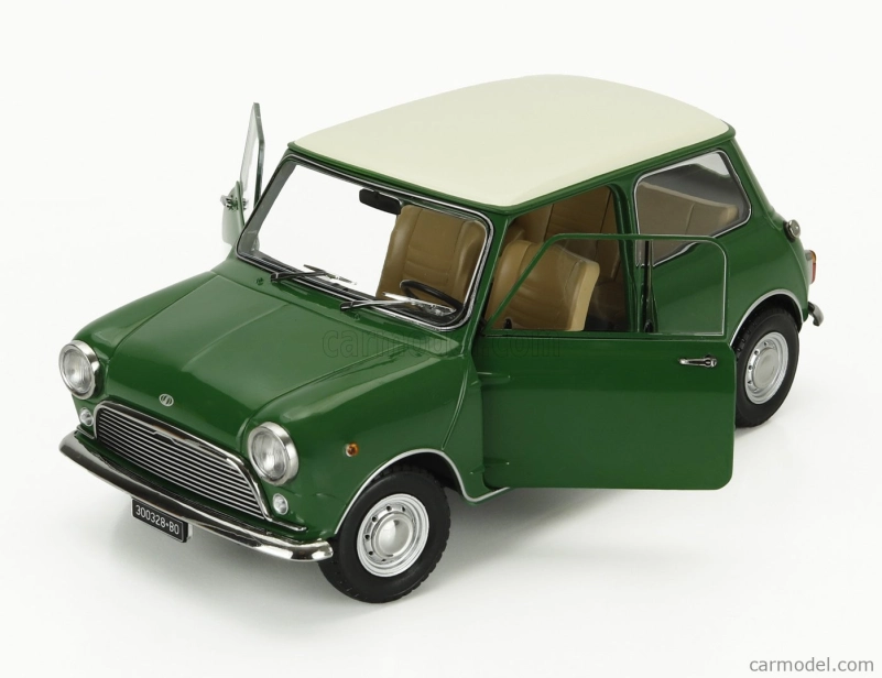 Mitica-diecast Innocenti Mini Cooper Mk1 1966 1:18 Zelená slonovina