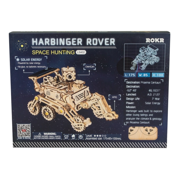 RoboTime 3D puzzle prieskumné vozidlo na solárny pohon