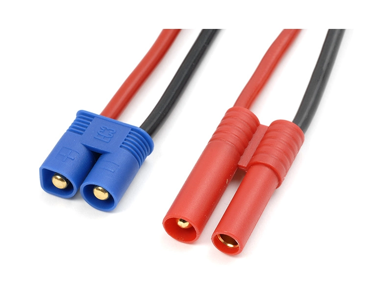 Prístrojový konverzný kábel EC3 - 4,0 mm pozlátený 14AWG
