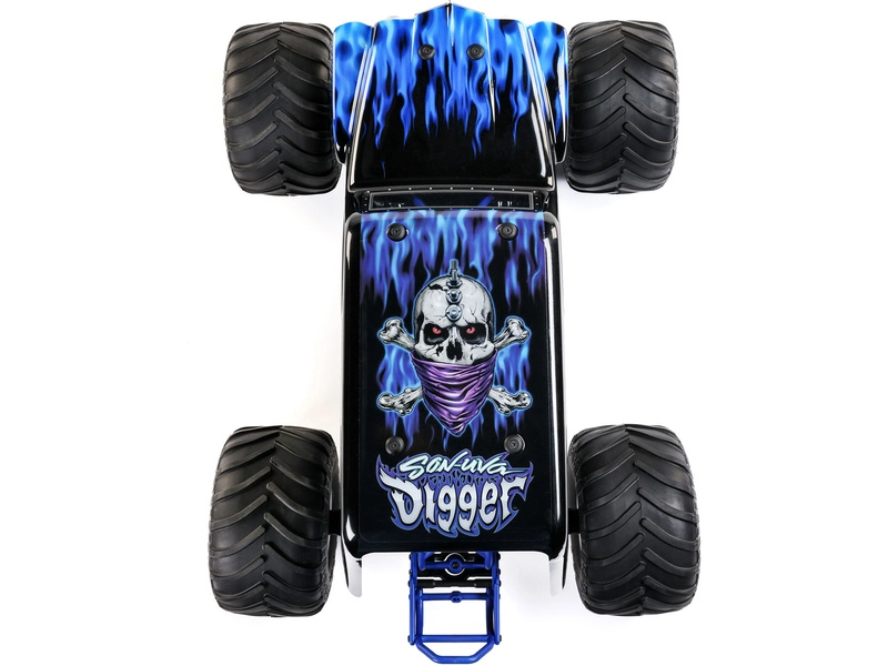 RC auto Losi LMT Monster Truck 2.0 1:8 4WD RTR Syn Uva Digger