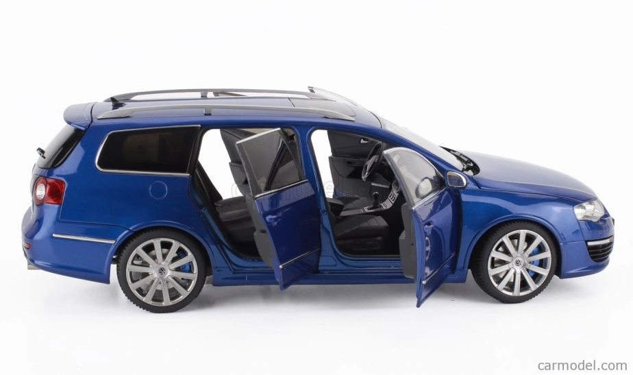 Nzg Volkswagen Passat Variant R36 V6 Sw Station Wagon 2010 1:18 Blu Biscaglia - Modrá
