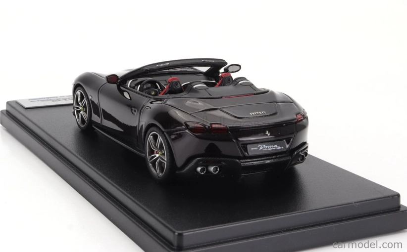 Looksmart Ferrari Roma Spider Open 2020 1:43 Nero Purosangue - Černá Met